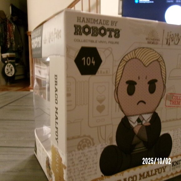 NEW Handmade by Robots Harry Potter Wizarding World Draco Malfoy 5” Vinyl Figure - Picture 3 of 4